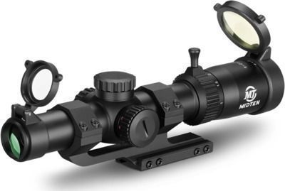 MidTen LPVO Rifle Scope w/Cantilever Mount