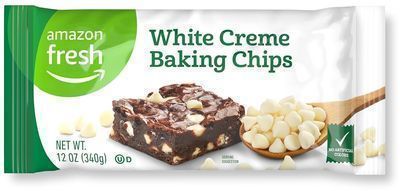 Amazon Fresh White Creme Baking Chips, 12oz