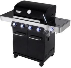 Monument Grills 13892 4-Burner Propane Gas Grill with Side Burner