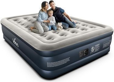 IDOO Queen Air Mattress with Built in Pump, Raised Comfort Blow up Mattress