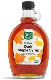 Organic Grade A Dark Maple Syrup, 12oz